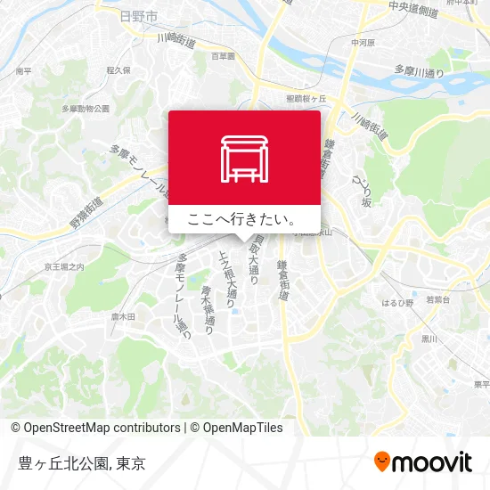 豊ヶ丘北公園地図