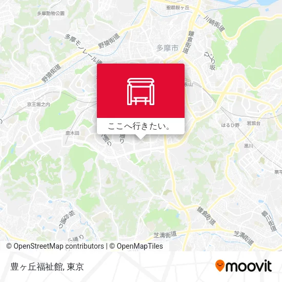 豊ヶ丘福祉館地図