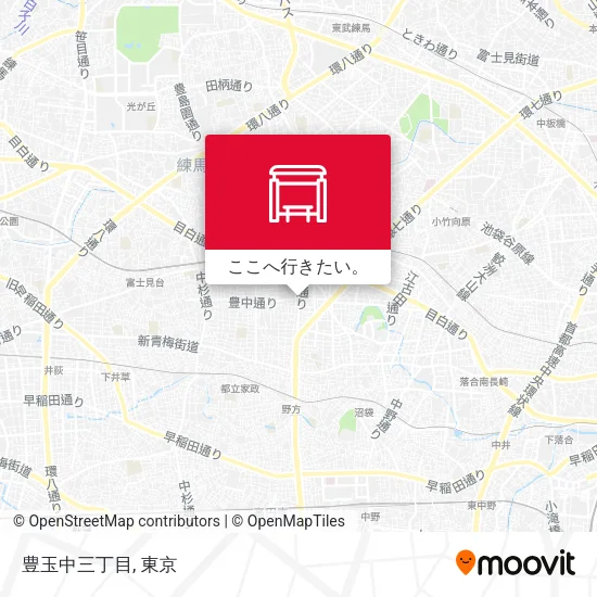 豊玉中三丁目地図