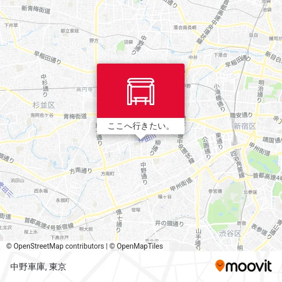 中野車庫地図
