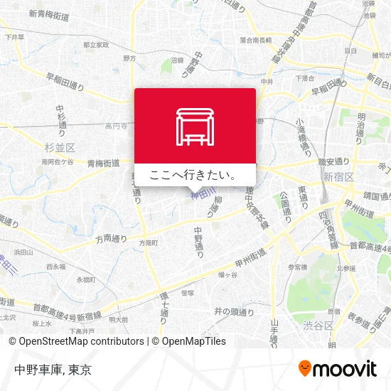 中野車庫地図