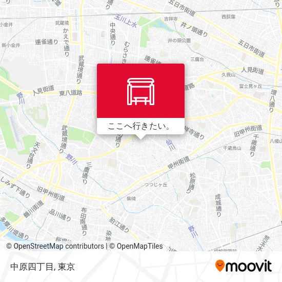 中原四丁目地図