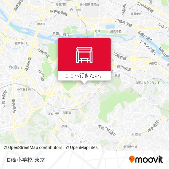 長峰小学校地図