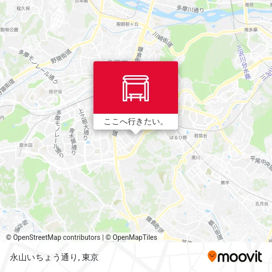 永山いちょう通り地図