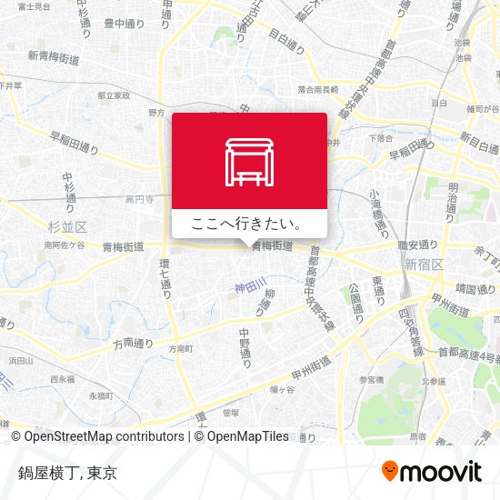 鍋屋横丁地図