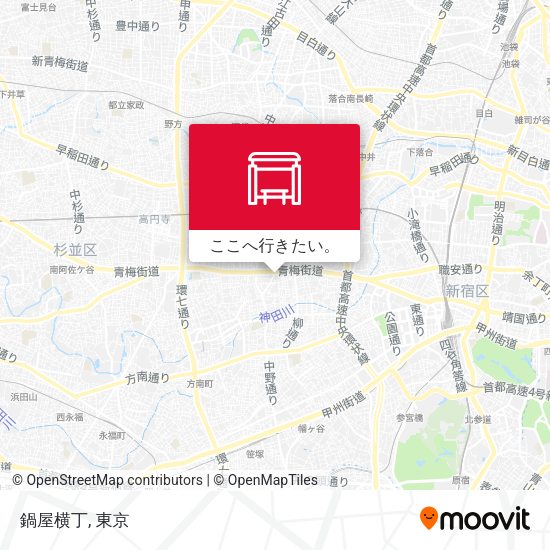鍋屋横丁地図