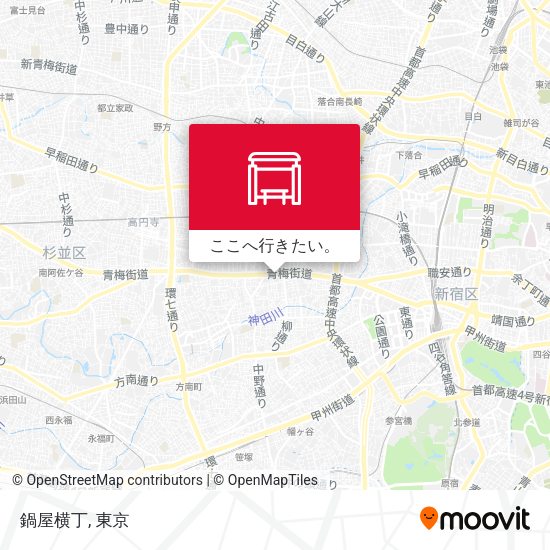 鍋屋横丁地図