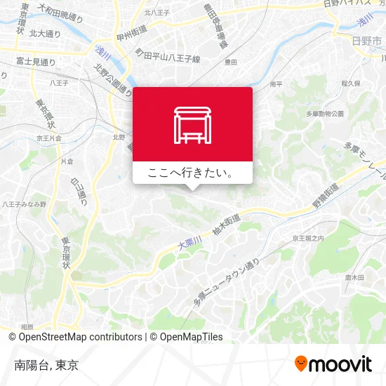 南陽台地図