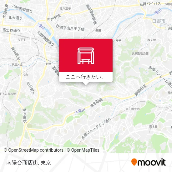 南陽台商店街地図