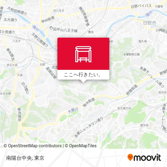 南陽台中央地図