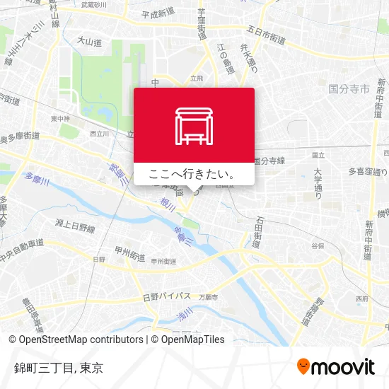 錦町三丁目地図