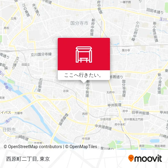 西原町二丁目地図