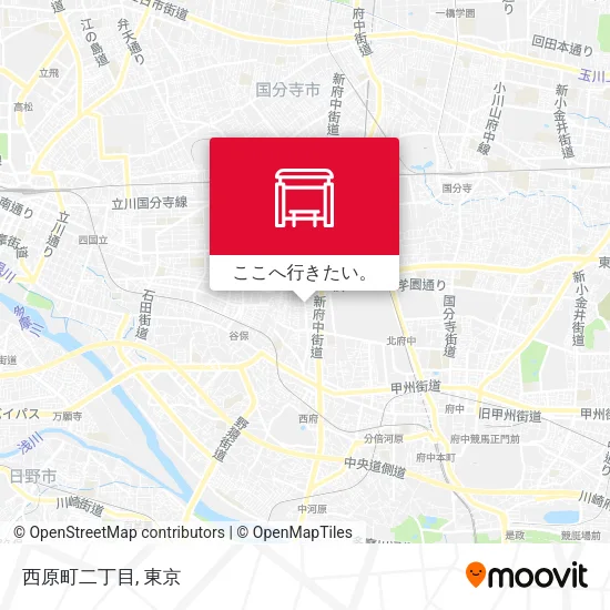 西原町二丁目地図