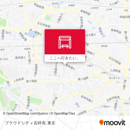 プラウドシティ吉祥寺地図