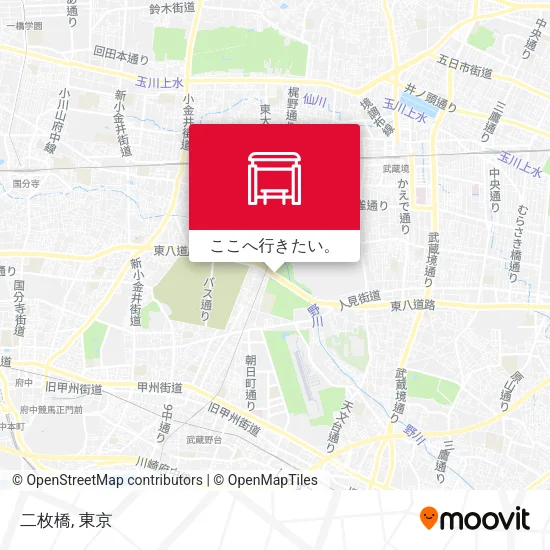 二枚橋地図