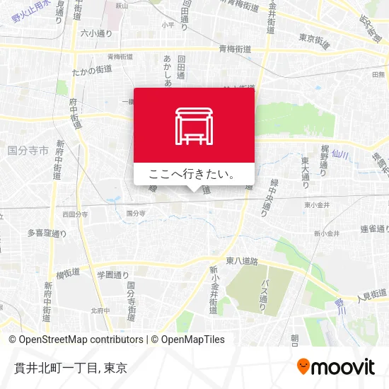 貫井北町一丁目地図