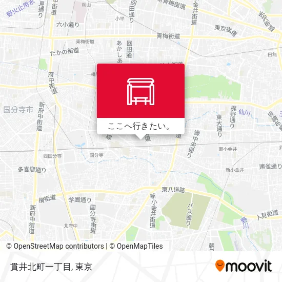 貫井北町一丁目地図