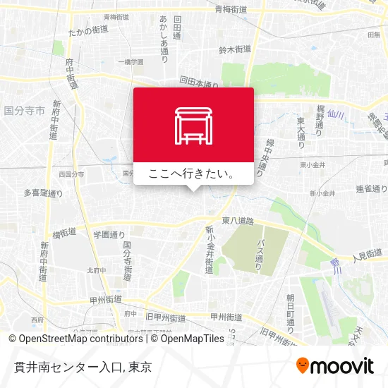 貫井南センター入口地図