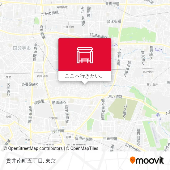 貫井南町五丁目地図