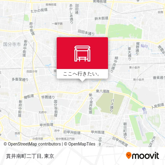 貫井南町二丁目地図