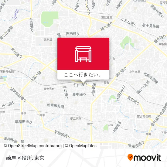 練馬区役所地図