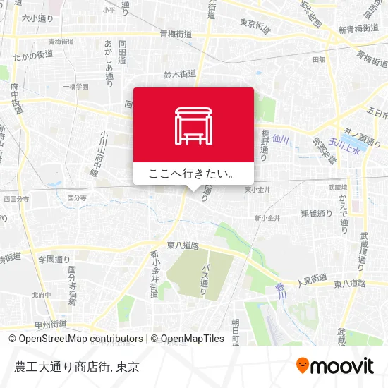 農工大通り商店街地図