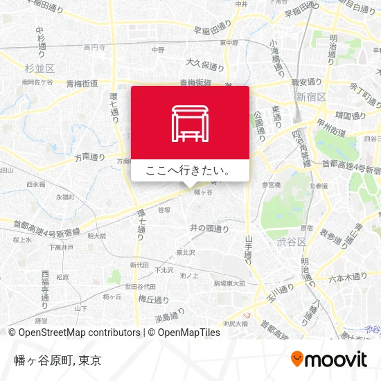 幡ヶ谷原町地図