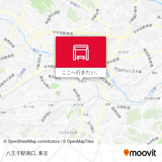 八王子駅南口地図