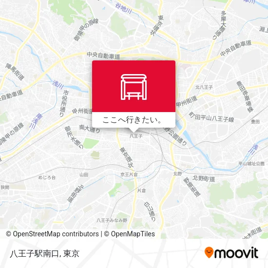 八王子駅南口地図