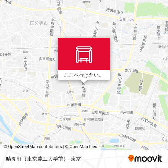晴見町（東京農工大学前）地図