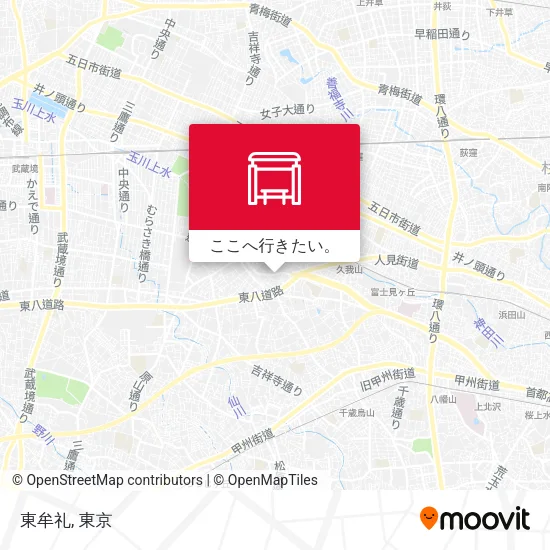 東牟礼地図