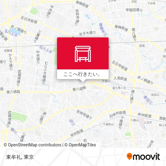 東牟礼地図