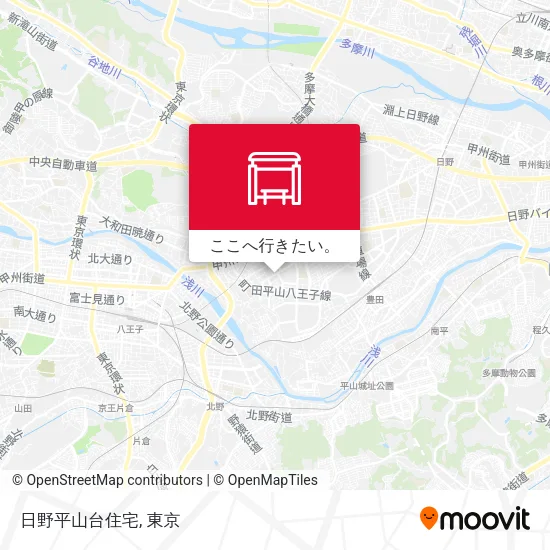 日野平山台住宅地図