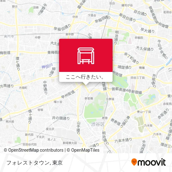 フォレストタウン地図
