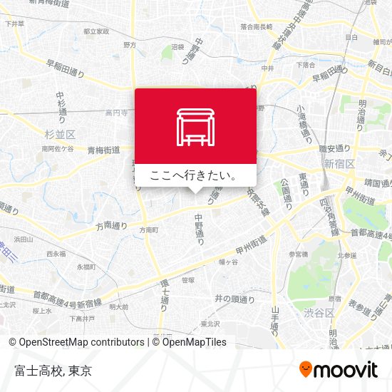 富士高校地図