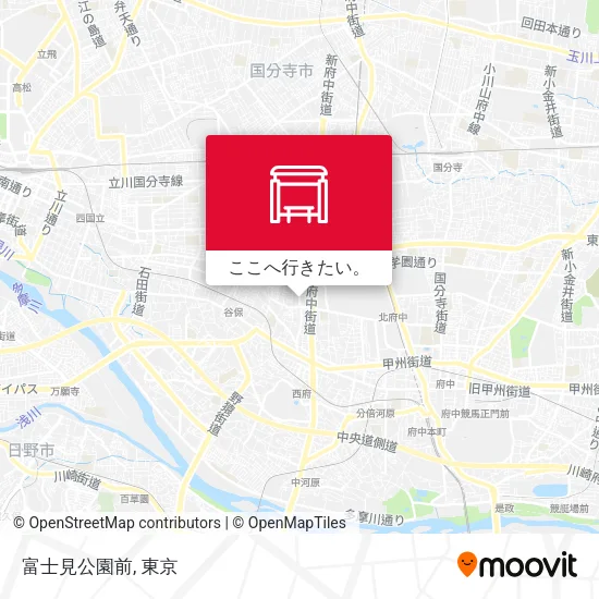 富士見公園前地図