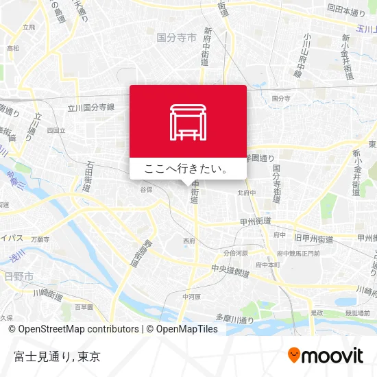 富士見通り地図