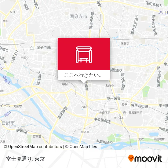 富士見通り地図