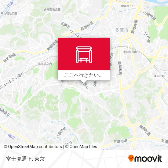 富士見通下地図