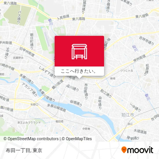 布田一丁目地図