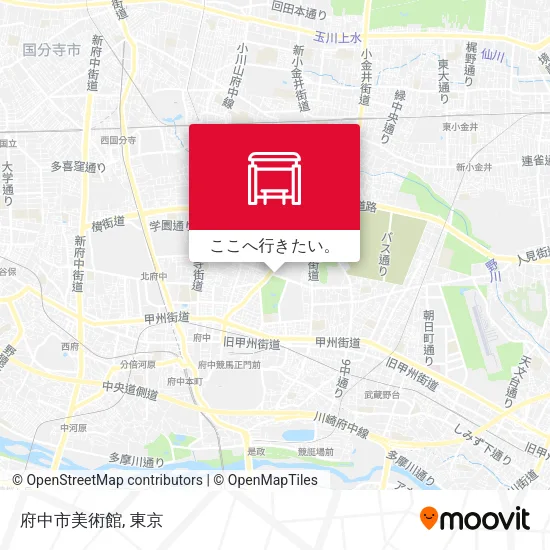 府中市美術館地図