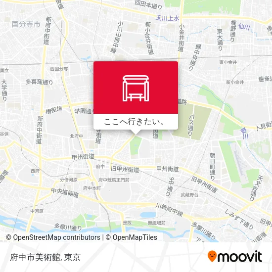 府中市美術館地図