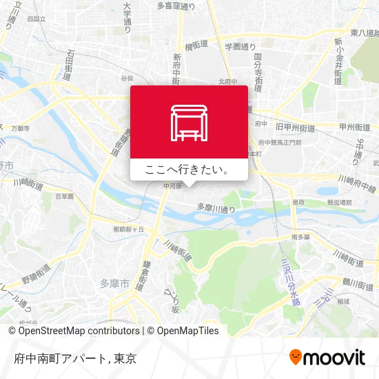 府中南町アパート地図