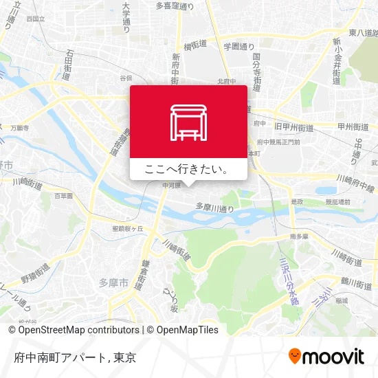 府中南町アパート地図