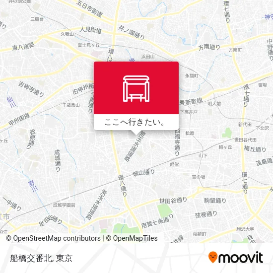 船橋交番北地図