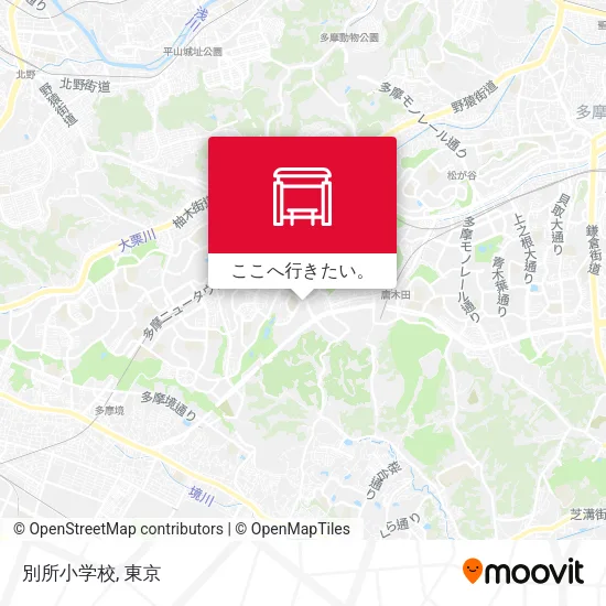 別所小学校地図