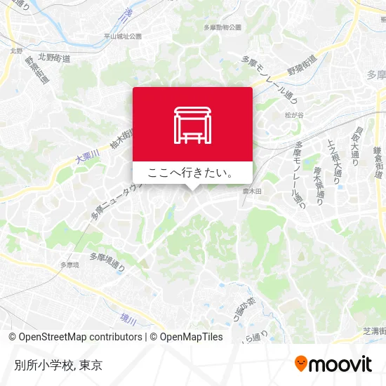 別所小学校地図