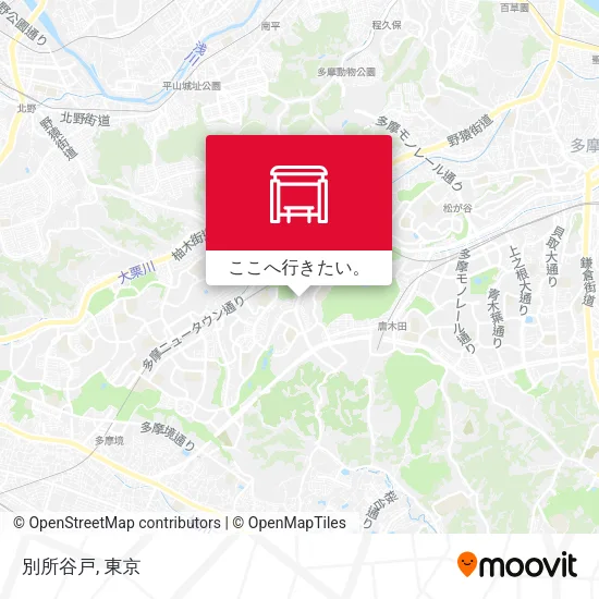 別所谷戸地図
