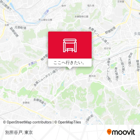 別所谷戸地図