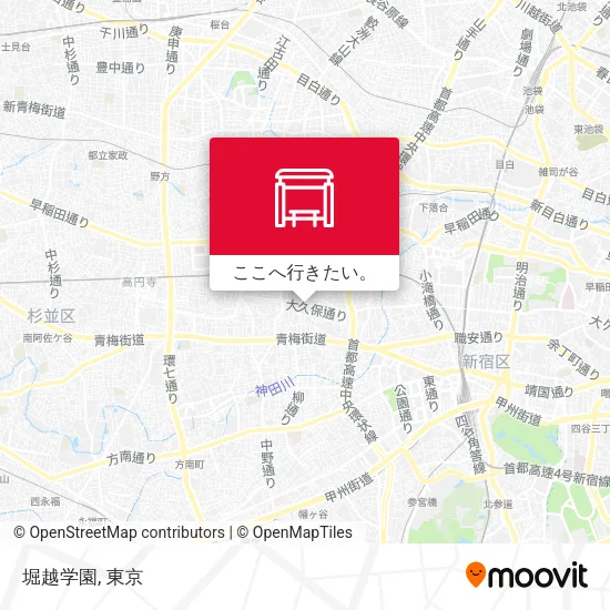 堀越学園地図